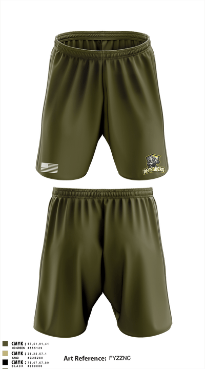 Dallas Defenders 76170912 Athletic Shorts With Pockets - 2