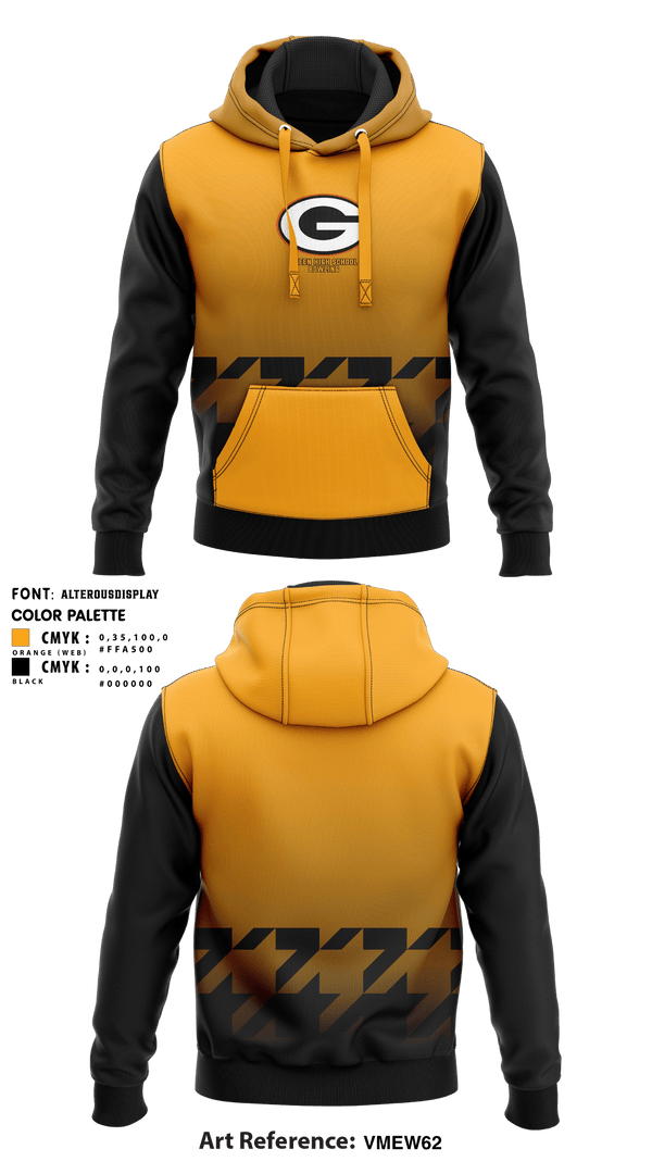 Hoodie, Green High School Bowling, Bowling, Teamtime, Team time, sublimation, custom sports apparel, team uniforms, spirit wear, spiritwear, sports uniforms, custom shirts, team store, custom team store, fundraiser sports, apparel fundraiser