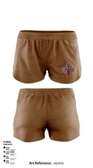 Women's Shorts, , Army, Teamtime, Team time, sublimation, custom sports apparel, team uniforms, spirit wear, spiritwear, sports uniforms, custom shirts, team store, custom team store, fundraiser sports, apparel fundraiser