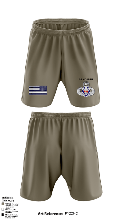 82nd BSB 82nd ABN DIV 96465842 Athletic Shorts With Pockets - 7