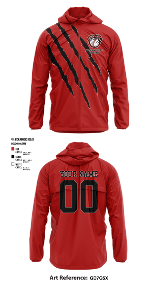 Windbreaker, Wilson Wildcats Softball, Softball, Teamtime, Team time, sublimation, custom sports apparel, team uniforms, spirit wear, spiritwear, sports uniforms, custom shirts, team store, custom team store, fundraiser sports, apparel fundraiser