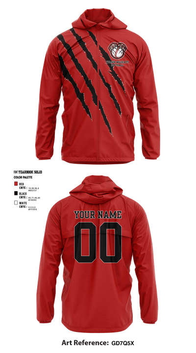 Wilson Wildcats Softball 82534642 Windbreaker - 1