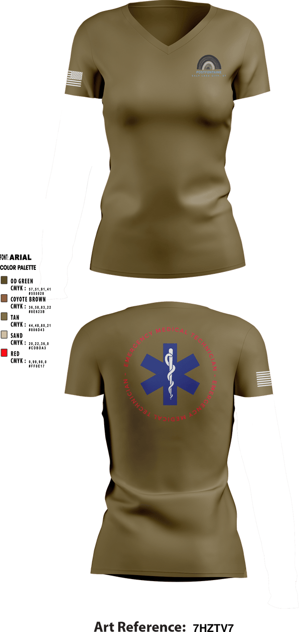 Women's Short Sleeve Vneck Shirt, , Fire Department, Teamtime, Team time, sublimation, custom sports apparel, team uniforms, spirit wear, spiritwear, sports uniforms, custom shirts, team store, custom team store, fundraiser sports, apparel fundraiser