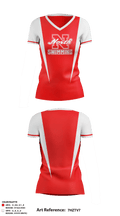 North Attleborough High School Swimming 66715277 Women's Short Sleeve V-neck Shirt - 37