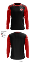 Central High School - Bulldogs 46149051 Long Sleeve Performance Shirt - 1