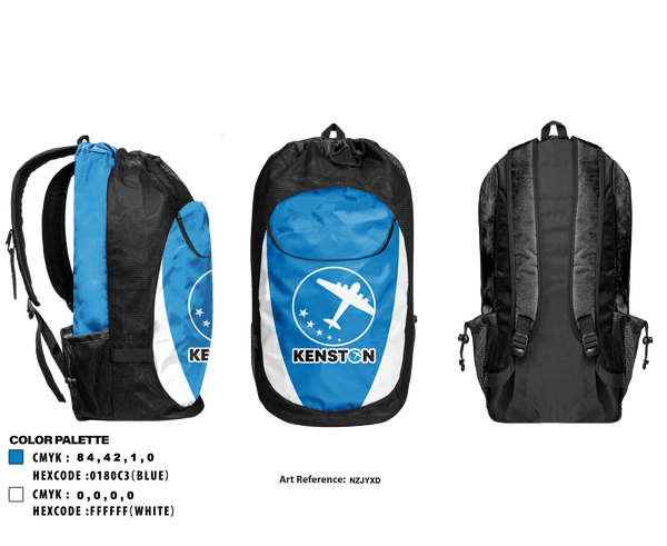Gear Bag, Kenston Middle School, Spirit Store, Teamtime, Team time, sublimation, custom sports apparel, team uniforms, spirit wear, spiritwear, sports uniforms, custom shirts, team store, custom team store, fundraiser sports, apparel fundraiser