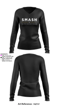 SMASH 45148372 Women's Long Sleeve V-neck Shirt - 3