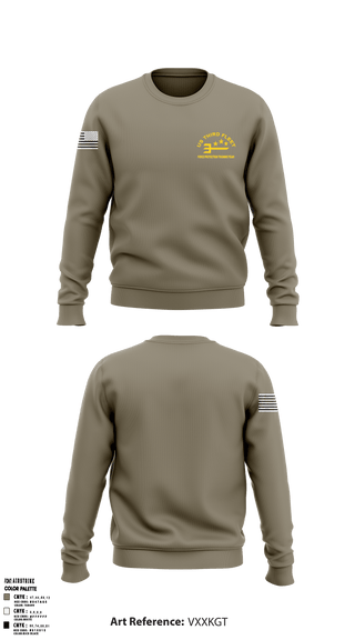 Crew Neck Sweatshirt, US Command Third Fleet, Navy, Teamtime, Team time, sublimation, custom sports apparel, team uniforms, spirit wear, spiritwear, sports uniforms, custom shirts, team store, custom team store, fundraiser sports, apparel fundraiser