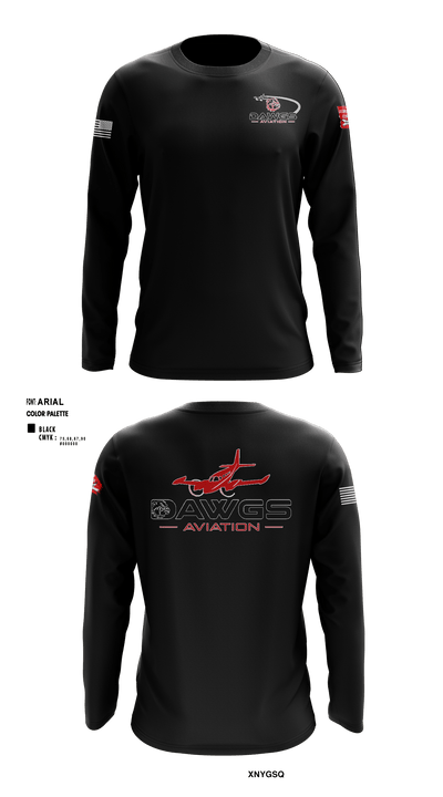 Dawgs Aviation 13056460 Long Sleeve Performance Shirt - 1