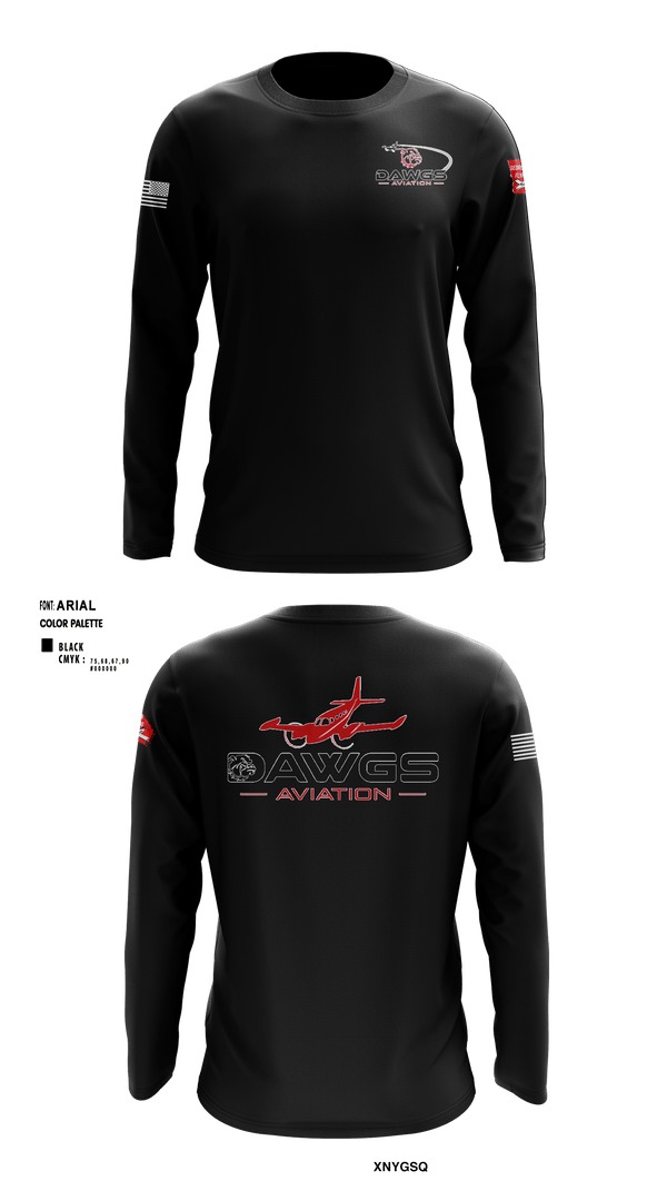 Long Sleeve Performance Shirt, Dawgs Aviation, , Teamtime, Team time, sublimation, custom sports apparel, team uniforms, spirit wear, spiritwear, sports uniforms, custom shirts, team store, custom team store, fundraiser sports, apparel fundraiser