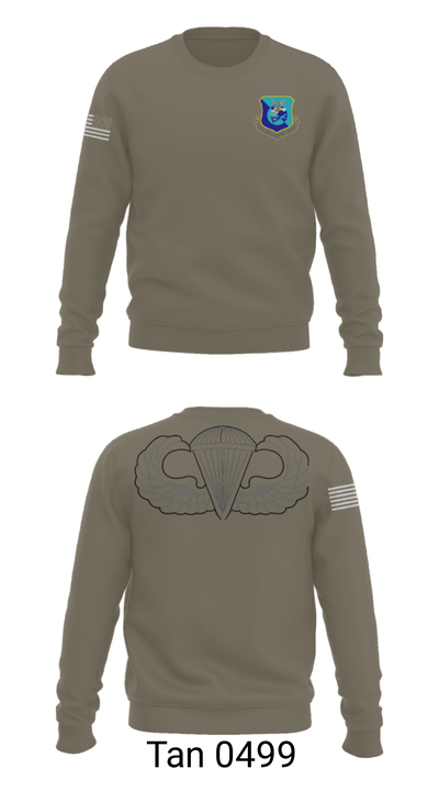 822 Base Defense Squadron 74929980 Crew Neck Sweatshirt - 10