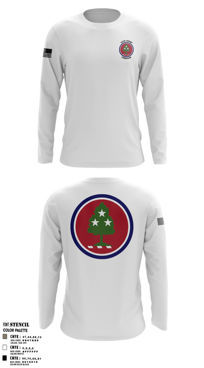 30th Troop Command 1256975 Long Sleeve Performance Shirt - 2