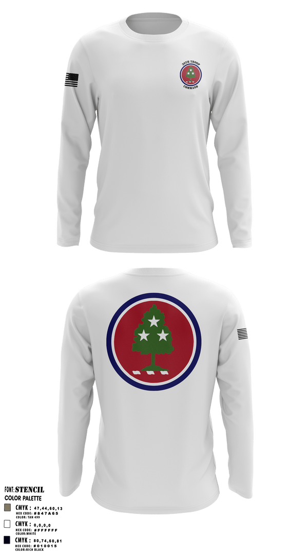 Long Sleeve Performance Shirt, , National Guard, Teamtime, Team time, sublimation, custom sports apparel, team uniforms, spirit wear, spiritwear, sports uniforms, custom shirts, team store, custom team store, fundraiser sports, apparel fundraiser