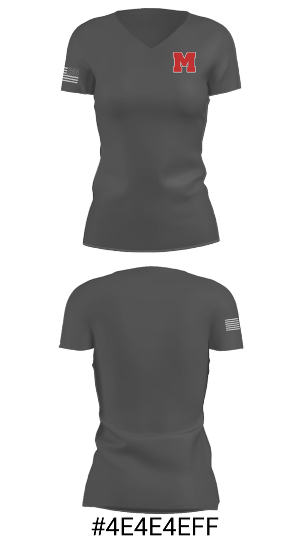 Women's Short Sleeve Vneck Shirt, West Morris Mendham High School Cross Country, Cross Country, Teamtime, Team time, sublimation, custom sports apparel, team uniforms, spirit wear, spiritwear, sports uniforms, custom shirts, team store, custom team store, fundraiser sports, apparel fundraiser