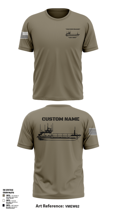 USAV NEW ORLEANS 71944163 Short Sleeve Performance Shirt - 50