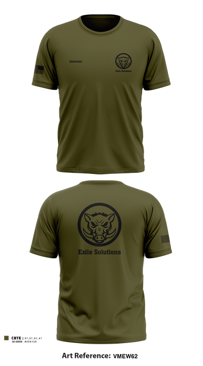 Exile Solutions 31522554 Short Sleeve Performance Shirt - 3