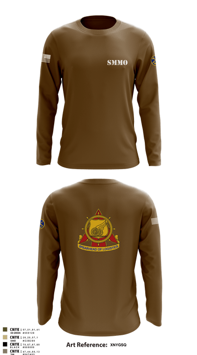 WVARNG Surface Maintenance Management Office 36945793 Long Sleeve Performance Shirt - 1