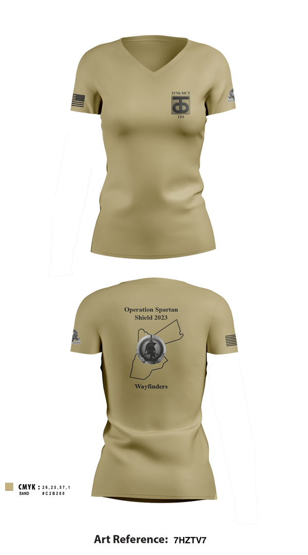 Women's Short Sleeve Vneck Shirt, , Army, Teamtime, Team time, sublimation, custom sports apparel, team uniforms, spirit wear, spiritwear, sports uniforms, custom shirts, team store, custom team store, fundraiser sports, apparel fundraiser