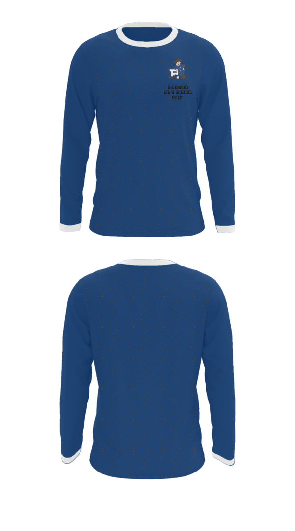 Long Sleeve Performance Shirt, Redwood High School Golf, Golf, Teamtime, Team time, sublimation, custom sports apparel, team uniforms, spirit wear, spiritwear, sports uniforms, custom shirts, team store, custom team store, fundraiser sports, apparel fundraiser