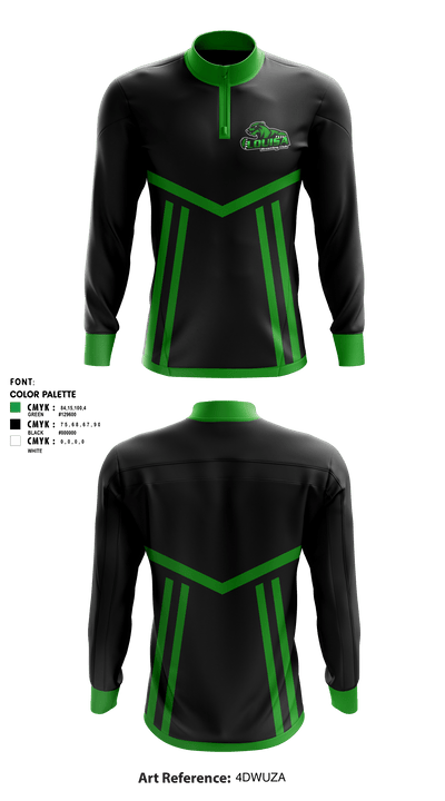 Louisa Wrestling Club 3728109 Quarter Zip Jacket - 1