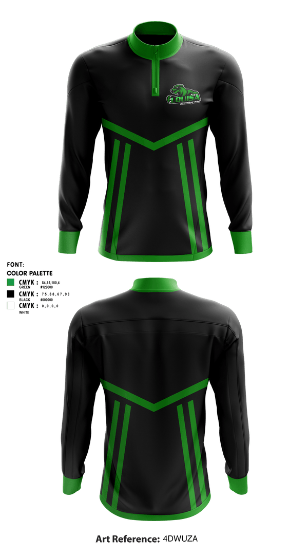 Quarter Zip Jacket, Louisa Wrestling Club, Wrestling, Teamtime, Team time, sublimation, custom sports apparel, team uniforms, spirit wear, spiritwear, sports uniforms, custom shirts, team store, custom team store, fundraiser sports, apparel fundraiser