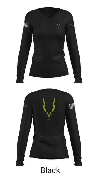 R58 19077757 Women's Long Sleeve V-neck Shirt - 38