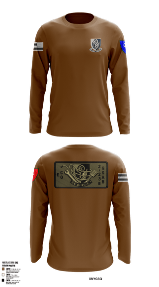 Long Sleeve Performance Shirt, 1438th CTC, National Guard, Teamtime, Team time, sublimation, custom sports apparel, team uniforms, spirit wear, spiritwear, sports uniforms, custom shirts, team store, custom team store, fundraiser sports, apparel fundraiser