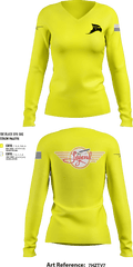 N1522W 9665806 Women's Long Sleeve V-neck Shirt - 5
