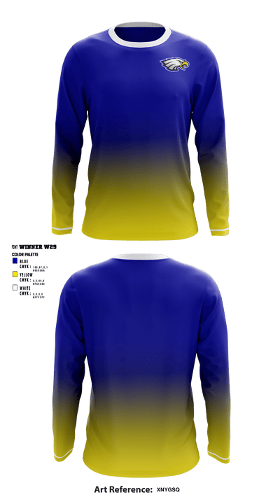 Middletown Christian School (High School) Volleyball 5764338 Long Sleeve Performance Shirt - 1