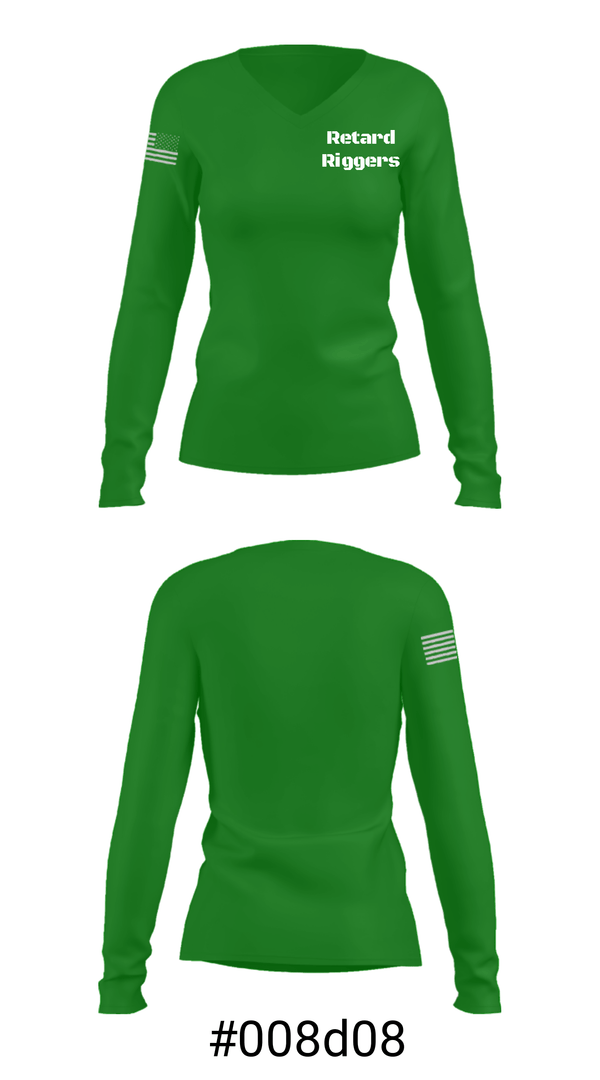 Women's Long Sleeve Vneck Shirt, , Marines, Teamtime, Team time, sublimation, custom sports apparel, team uniforms, spirit wear, spiritwear, sports uniforms, custom shirts, team store, custom team store, fundraiser sports, apparel fundraiser