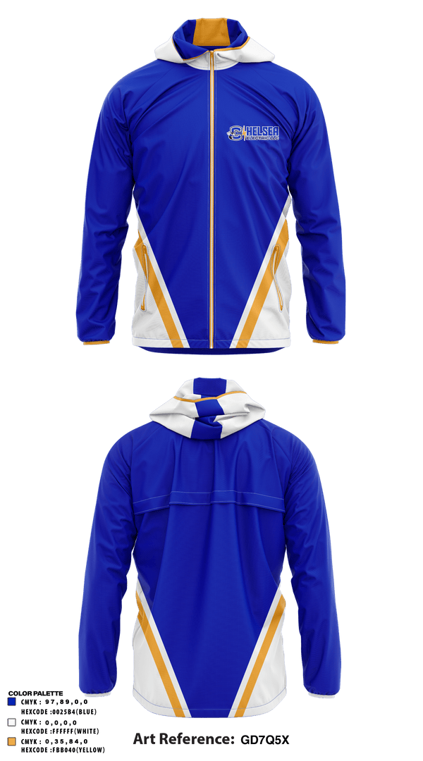 Windbreaker, Chelsea Electric LLC, , Teamtime, Team time, sublimation, custom sports apparel, team uniforms, spirit wear, spiritwear, sports uniforms, custom shirts, team store, custom team store, fundraiser sports, apparel fundraiser