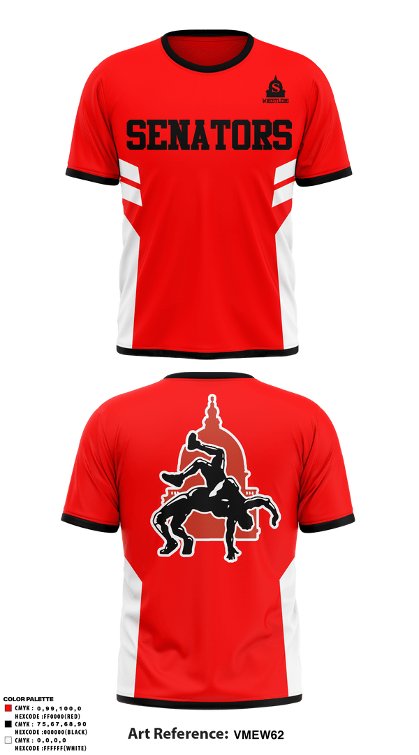 Short Sleeve Performance Shirt, Springfield High School Wrestling, Wrestling, Teamtime, Team time, sublimation, custom sports apparel, team uniforms, spirit wear, spiritwear, sports uniforms, custom shirts, team store, custom team store, fundraiser sports, apparel fundraiser