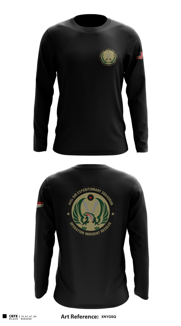 Long Sleeve Performance Shirt, 443 AES, Air Force, Teamtime, Team time, sublimation, custom sports apparel, team uniforms, spirit wear, spiritwear, sports uniforms, custom shirts, team store, custom team store, fundraiser sports, apparel fundraiser