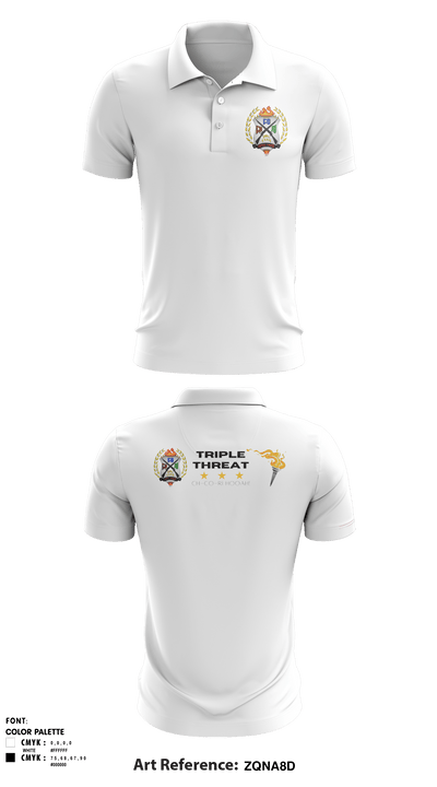 Triple Threat 63013438 Short Sleeve Performance Polo - 3