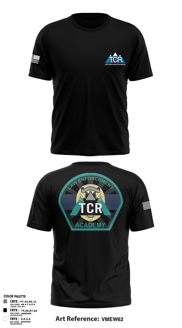 Old School Cotton Feel Shirt, TCR LE ACADEMY, Police, Teamtime, Team time, sublimation, custom sports apparel, team uniforms, spirit wear, spiritwear, sports uniforms, custom shirts, team store, custom team store, fundraiser sports, apparel fundraiser
