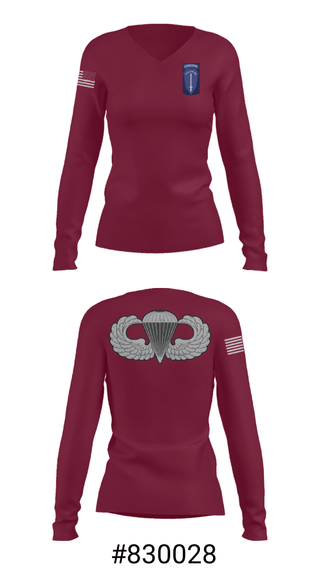 Women's Long Sleeve Vneck Shirt, , Army, Teamtime, Team time, sublimation, custom sports apparel, team uniforms, spirit wear, spiritwear, sports uniforms, custom shirts, team store, custom team store, fundraiser sports, apparel fundraiser