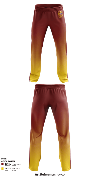 Hillsborough High School Gymnastics 65140177 Sweatpants - 1