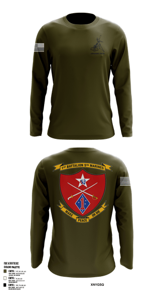 Long Sleeve Performance Shirt, , Marines, Teamtime, Team time, sublimation, custom sports apparel, team uniforms, spirit wear, spiritwear, sports uniforms, custom shirts, team store, custom team store, fundraiser sports, apparel fundraiser