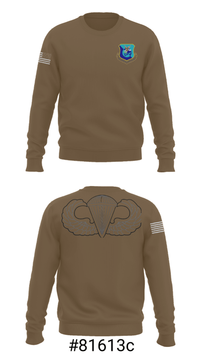 822 Base Defense Squadron 74929980 Crew Neck Sweatshirt - 6
