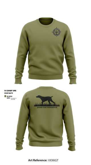 Crew Neck Sweatshirt, Jaimie Cox Foundation, , Teamtime, Team time, sublimation, custom sports apparel, team uniforms, spirit wear, spiritwear, sports uniforms, custom shirts, team store, custom team store, fundraiser sports, apparel fundraiser