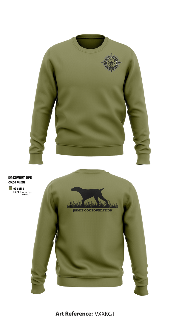 Crew Neck Sweatshirt, Jaimie Cox Foundation, , Teamtime, Team time, sublimation, custom sports apparel, team uniforms, spirit wear, spiritwear, sports uniforms, custom shirts, team store, custom team store, fundraiser sports, apparel fundraiser