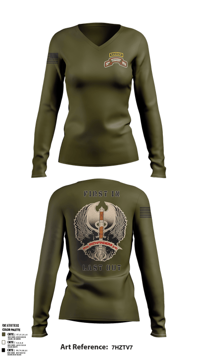 Fox Co PATHFINDERS 42304654 Women's Long Sleeve V-neck Shirt - 1
