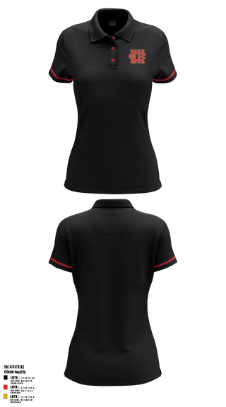 Women's Short Sleeve Performance Polo, North College Hill High School Basketball, Women's Basketball, Teamtime, Team time, sublimation, custom sports apparel, team uniforms, spirit wear, spiritwear, sports uniforms, custom shirts, team store, custom team store, fundraiser sports, apparel fundraiser