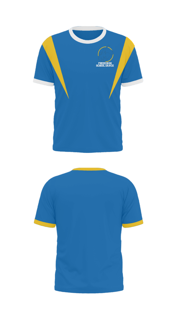 Short Sleeve Performance Shirt, Freer High School Dance, Spirit Store, Teamtime, Team time, sublimation, custom sports apparel, team uniforms, spirit wear, spiritwear, sports uniforms, custom shirts, team store, custom team store, fundraiser sports, apparel fundraiser