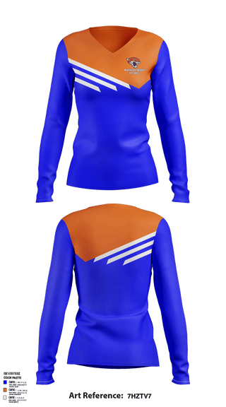 Women's Long Sleeve Vneck Shirt, Northeast Middle School Softball, Softball, Teamtime, Team time, sublimation, custom sports apparel, team uniforms, spirit wear, spiritwear, sports uniforms, custom shirts, team store, custom team store, fundraiser sports, apparel fundraiser
