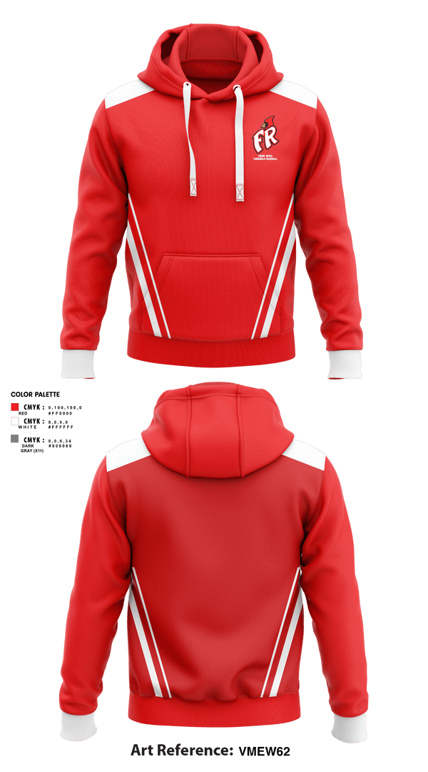 Hoodie, Front Royal Cardinals Baseball, Baseball, Teamtime, Team time, sublimation, custom sports apparel, team uniforms, spirit wear, spiritwear, sports uniforms, custom shirts, team store, custom team store, fundraiser sports, apparel fundraiser