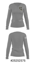 LakeVille Memorial High School Soccer 75242351 Women's Long Sleeve V-neck Shirt - 36