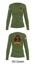 2nd battalion 2nd marines 57428370 Women's Long Sleeve V-neck Shirt - 40