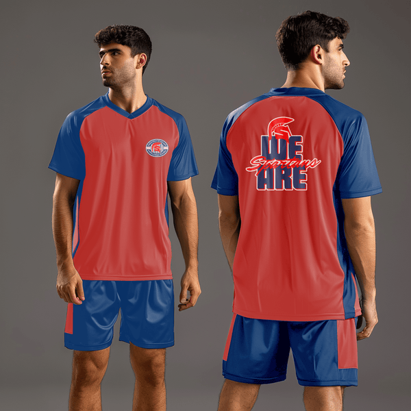 Short Sleeve Performance Shirt, Deerfield Spartans, Cross Country, Teamtime, Team time, sublimation, custom sports apparel, team uniforms, spirit wear, spiritwear, sports uniforms, custom shirts, team store, custom team store, fundraiser sports, apparel fundraiser