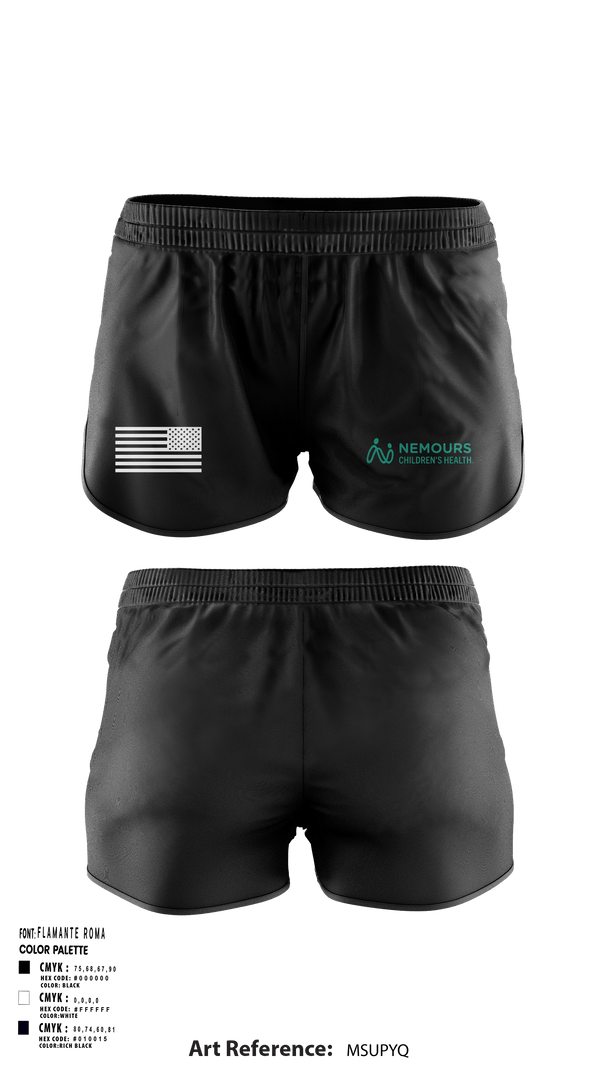 Women's Shorts, NEMOURS CHILDRENS HOSPITAL, , Teamtime, Team time, sublimation, custom sports apparel, team uniforms, spirit wear, spiritwear, sports uniforms, custom shirts, team store, custom team store, fundraiser sports, apparel fundraiser
